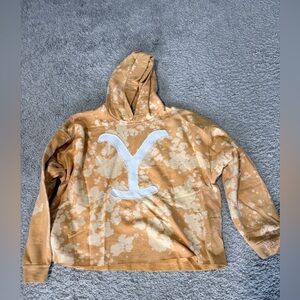 Boutique Yellowstone Y Tie Dye Hoodie